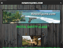 Tablet Screenshot of hawaiiguns.com